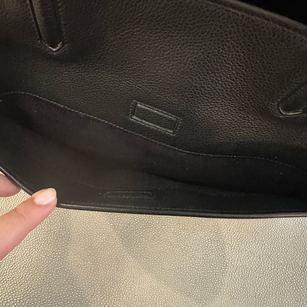 Saint Laurent (YSL) Cabas Rive Gauche black satchel - Picture 3 of 10